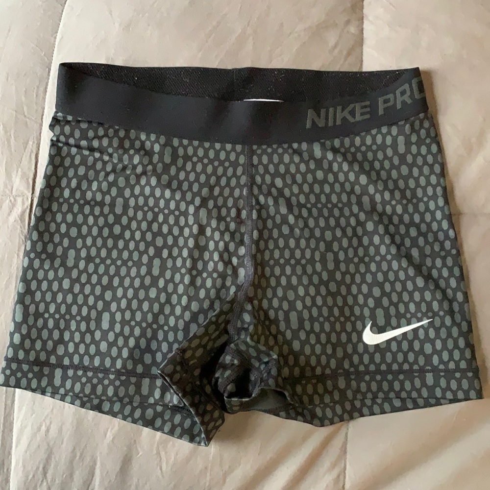 Women’s black, Nike Pro spandex shorts